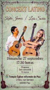 Affiche concert latino du 27 septembre 2026